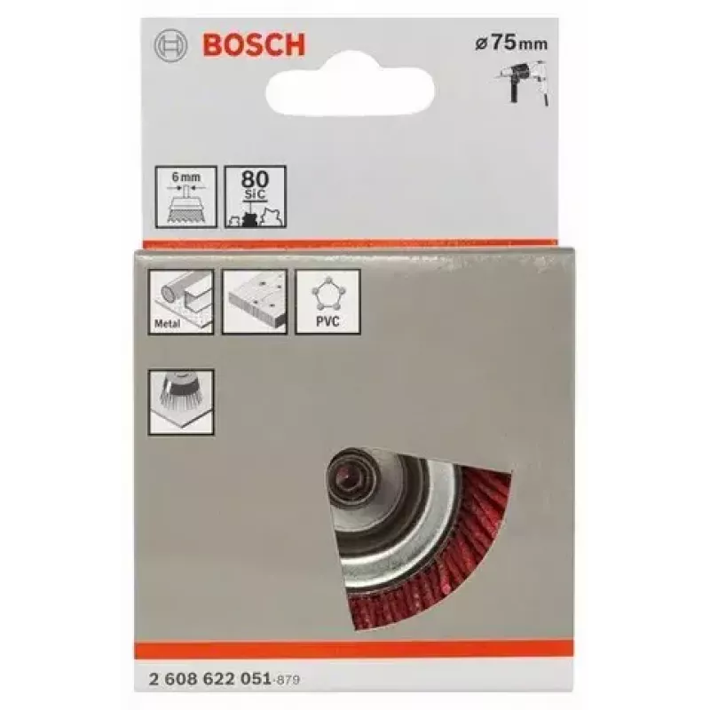 Bosch 2 608 622 051 escova de arame/escova de copo escova de copo 7,5 cm
