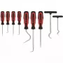 Ponta de traçar KS Tools 550.1070 ponta, cabo preto-vermelho