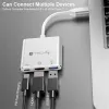 Techly IADAP USB31-HDMIPTY dock para portátil/replicador de portas com fio USB 3.2 Gen 1 (3.1 Gen 1) Type-C prateado