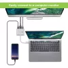 Techly IADAP USB31-HDMIPTY dock para portátil/replicador de portas com fio USB 3.2 Gen 1 (3.1 Gen 1) Type-C prateado