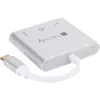 Techly IADAP USB31-HDMIPTY dock para portátil/replicador de portas com fio USB 3.2 Gen 1 (3.1 Gen 1) Type-C prateado