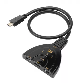 Comutador de vídeo Techly IDATA HDMI-3F30