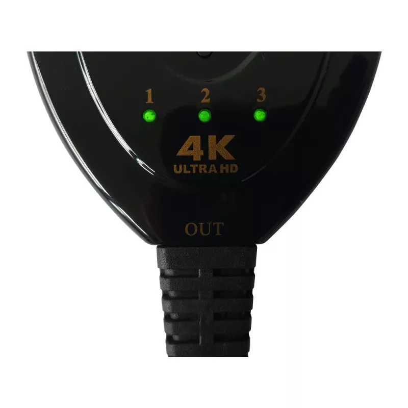 Comutador de vídeo Techly IDATA HDMI-3F30
