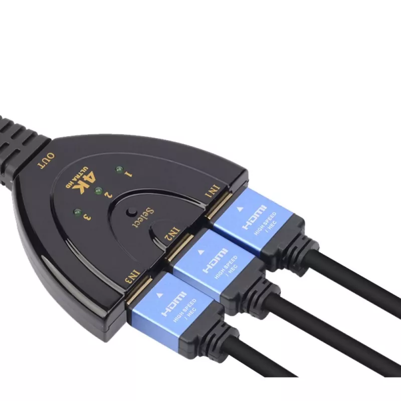 Comutador de vídeo Techly IDATA HDMI-3F30