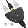 Comutador de vídeo Techly IDATA HDMI-3F30