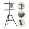 Suporte/base para TV Techly ICA-TR58 165,1 cm (65 polegadas) preto, madeira