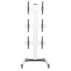 Suporte de chão Techly para 3 TVs LCD/LED 32-55 polegadas para parede de vídeo