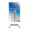 Suporte de chão Techly para 3 TVs LCD/LED 32-55 polegadas para parede de vídeo