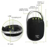 Altifalante portátil/para festas Techly ICASBL321BK mono altifalante portátil preto 5 W
