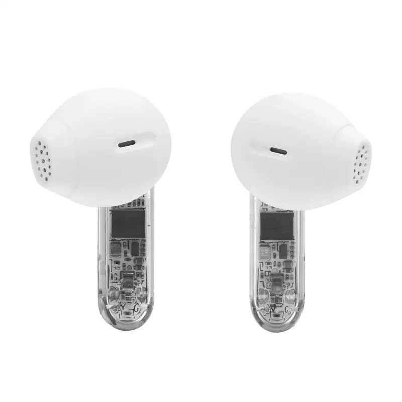 Headset JBL Tune Flex 2 Ghost Edition — True Wireless (TWS) In-Ear, Bluetooth, 20–20000 Hz, branco