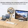 Comutador KVM Techly IDATA KVM-DPC8K cinzento