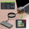 Comutador KVM Techly IDATA KVM-DPC8K cinzento