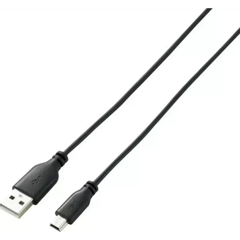 Renkforce RF-4080792 Cabo de dados USB 2.0, USB-A para Mini-USB-B, 1 m, Preto