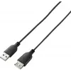 Cabo USB 2.0 Renkforce RF-4080795, USB-A para USB-A, 1 m, preto