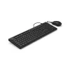 Hama CKM-200 Teclado e rato incluídos Home/Office USB QWERTZ Alemão Preto