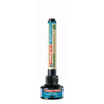 Tinta de recarga para marcador Edding ED-FTK25-001, tinta preta, 25 ml, 1 unid.