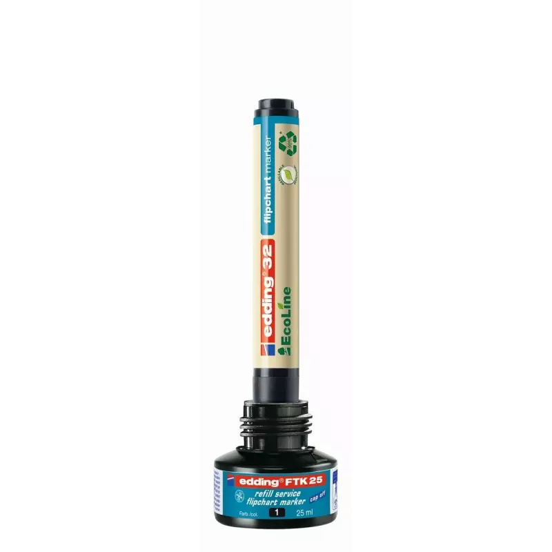 Recarga de marcador Edding 4-FTK25003, tinta azul, 25 ml
