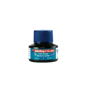 Recarga de marcador Edding 4-FTK25003, tinta azul, 25 ml