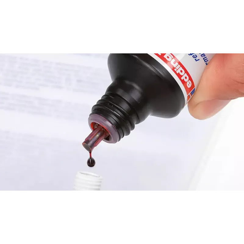 Tinta de recarga para marcador Edding T-25, tinta vermelha, 30 ml, individual