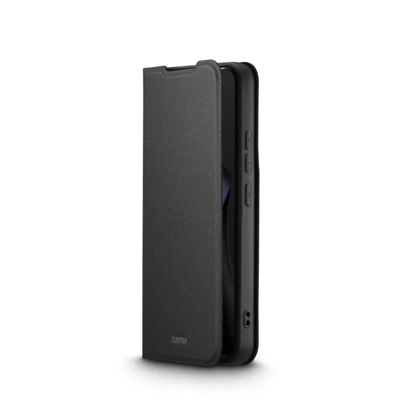 Capa tipo carteira para telemóvel HAMA Daily Protect para Xiaomi 15T Pro — compatível com ecrãs de 17,4 cm (6,83 polegadas), preta, 2 compartimentos para cartões, suporte de mesa