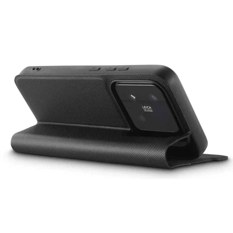 Capa tipo carteira para telemóvel HAMA Daily Protect para Xiaomi 15T Pro — compatível com ecrãs de 17,4 cm (6,83 polegadas), preta, 2 compartimentos para cartões, suporte de mesa