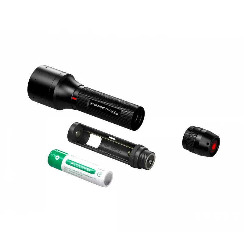 Ledlenser P6R Core QC Lanterna recarregável, 270 lm, preto