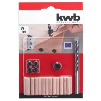 KWB 028106 Conjunto de brocas helicoidais para madeira, 31 un.