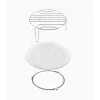 Micro-ondas com grelhador encastrável Exquisit EMW20.1 G — 20 l, 800 W, preto, controlo por botões e botão rotativo, visor integrado