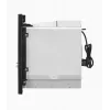 Micro-ondas com grelhador encastrável Exquisit EMW20.1 G — 20 l, 800 W, preto, controlo por botões e botão rotativo, visor integrado