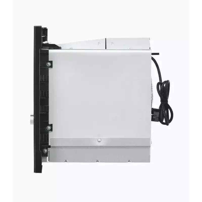 Micro-ondas com grelhador encastrável Exquisit EMW20.1 G — 20 l, 800 W, preto, controlo por botões e botão rotativo, visor integrado