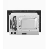 Micro-ondas com grelhador encastrável Exquisit EMW20.1 G — 20 l, 800 W, preto, controlo por botões e botão rotativo, visor integrado