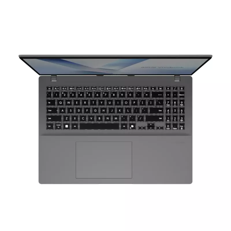Portátil ASUS Vivobook 16 M1607KA — AMD Ryzen AI 7 350, 16 polegadas WUXGA (1920x1200), 16 GB DDR5, 1 TB SSD, Windows 11 Home, prateado
