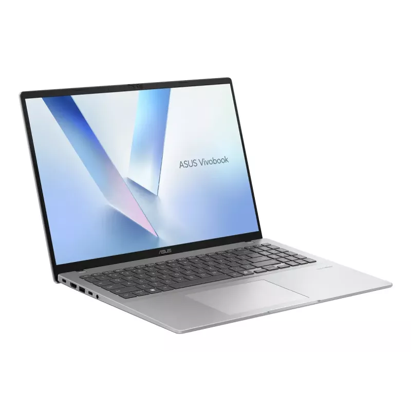 Portátil ASUS Vivobook 16 M1607KA — AMD Ryzen AI 7 350, 16 polegadas WUXGA (1920x1200), 16 GB DDR5, 1 TB SSD, Windows 11 Home, prateado