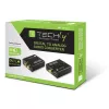 Conversor de áudio Techly IDATA SPDIF-9 preto
