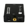 Conversor de áudio Techly IDATA SPDIF-9 preto