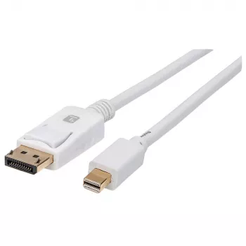 Cabo DisplayPort Techly ICOC MDP-010T4K 1 m Mini DisplayPort branco