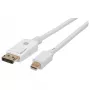 Cabo DisplayPort Techly ICOC MDP-010T4K 1 m Mini DisplayPort branco