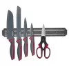 Bloco de facas magnético Westmark preto ABS 380 mm de largura