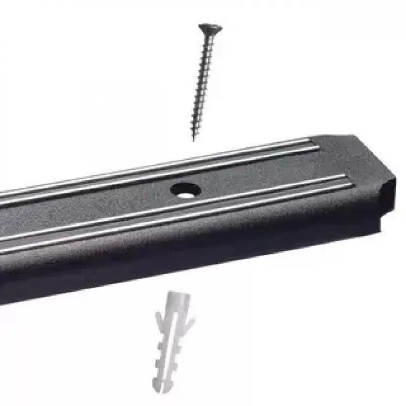 Bloco de facas magnético Westmark preto ABS 380 mm de largura