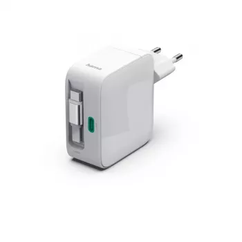 Hama 00201957 carregador móvel universal branco AC carregamento rápido interior
