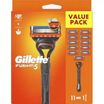 Máquina de barbear Gillette Fusion5 — preto/laranja, 1 unid.