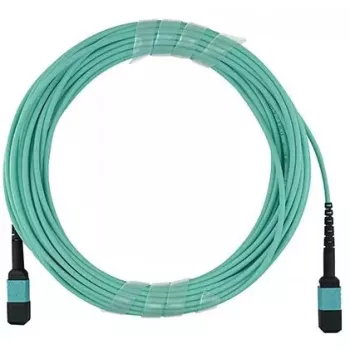 Cabo de fibra ótica BlueOptics CBX-STC012BPF-MXXN-MXXN-020M-MTP OM4 20m turquesa