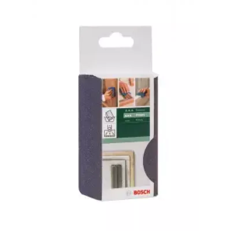 Esponja abrasiva Bosch 2609256345, grão fino, 69×97×26 mm, 1 unid.