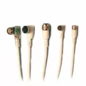 Cabo de sinal Datalogic CS-A1-02-G-05 5 m, conector macho M12 de 4 polos, cinzento