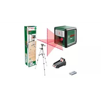 Bosch Quigo Plus Uni 0603663602 – laser de linhas cruzadas compacto com tripé