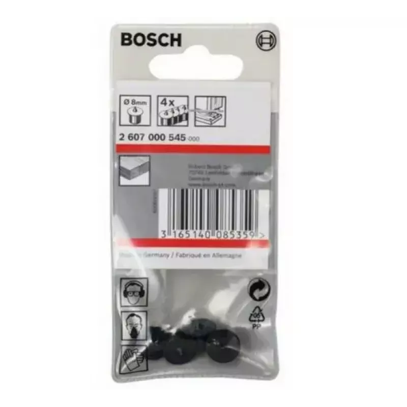 Acessório de perfuração Bosch 2 607 000 545 preto 8 mm de diâmetro 4 unid.