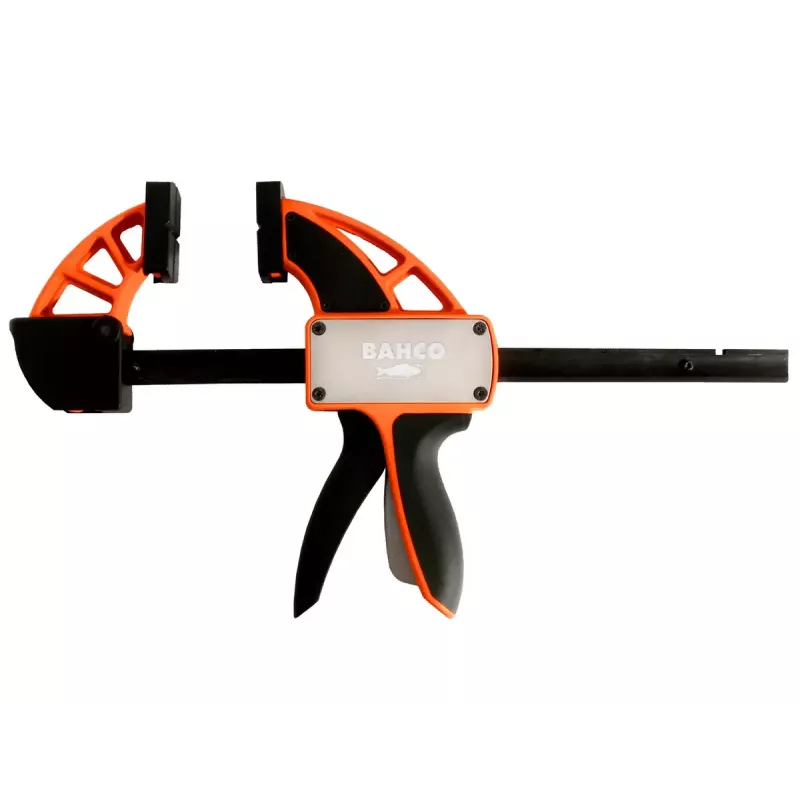 Sargento de catraca Bahco QCB-150 15 cm preto laranja