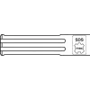 Bosch 1 618 609 003 SDS-max Porta-ferramentas para martelo de pontas e placas de compactação, 220 mm