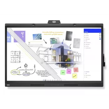 NEC WD551 Quadro branco interativo 139,7 cm (55 polegadas) 3840 x 2160 píxeis ecrã tátil