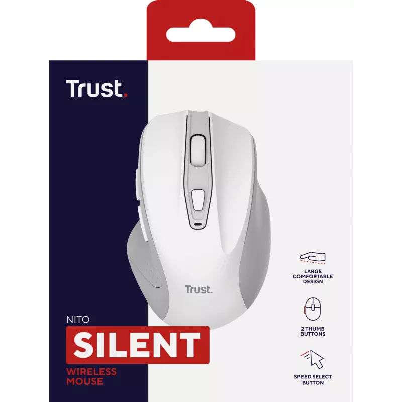 Trust Nito Rato Universal Destro RF Wireless Ótico 2200 DPI